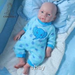 Poupées bébé Reborn COSDOLL 18.5 pouvant boire de l'eau et faire pipi en silicone Platinum Garçon