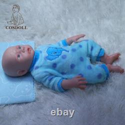 Poupées bébé Reborn COSDOLL 18.5 pouvant boire de l'eau et faire pipi en silicone Platinum Garçon