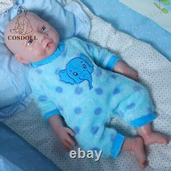 Poupées bébé Reborn COSDOLL 18.5 pouvant boire de l'eau et faire pipi en silicone Platinum Garçon