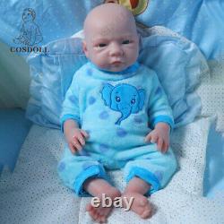 Poupées bébé Reborn COSDOLL 18.5 pouvant boire de l'eau et faire pipi en silicone Platinum Garçon