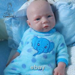 Poupées bébé Reborn COSDOLL 18.5 pouvant boire de l'eau et faire pipi en silicone Platinum Garçon