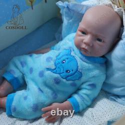 Poupées bébé Reborn COSDOLL 18.5 pouvant boire de l'eau et faire pipi en silicone Platinum Garçon