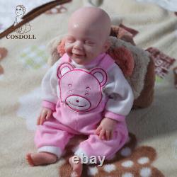 Poupées bébé renaissantes en silicone intégral COSDOLL 18.5 Nouveau-né Poupées bébé Fille Poupées