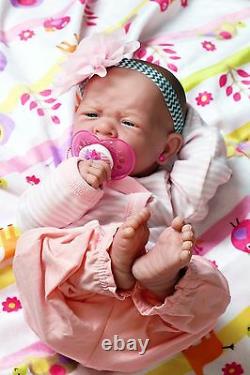 Prématuré Réincarné Baby Girl Full Body Réaliste Lifelike Jouet Cadeau Enfants Nouveau-nés