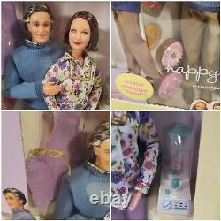 Rare Lot Nouveau Happy Family Mattel Barbie Alan, Midge & Sons +grandparents Cuisine