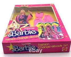 Rare Nos Vintage 1978 Rare Superstar Barbie Fashion Change-abouts Set