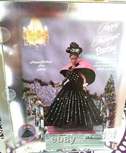 Rarebarbie Joyeuses Fêtes 1998 Afro-américaine Mattel #20201 Noël Nouveau