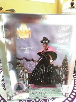 Rarebarbie Joyeuses Fêtes 1998 Afro-américaine Mattel #20201 Noël Nouveau