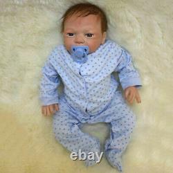 Realistic Reborn Newborn Boy Doll 22 Handmade Vinyl Silicone Baby Dolls Noël