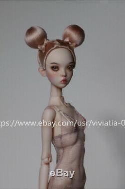 Russie Sisiter Doll Chevêche Doll 1/4 Boule-jointed Doll Face Vers Le Haut Sans Yeux Gratuit