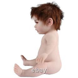 Silicone Bébé Fille 47cm Rebirth Doll Nouveau-né Jouet Bébé Enfants Cadeau Posable Bendable