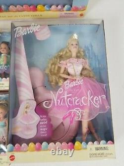 Sugarplum Princess Barbie Doll Prince Eric Candy Sleigh Nutcracker Ballet Lot 9