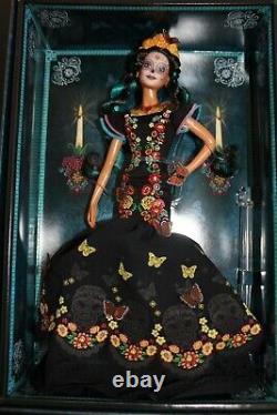 T.n.-o. Barbie Dia De Los Muertos Jour De La Poupée Morte Authentique Coa Inclus Coco