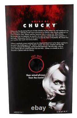 Tiffany La Mariée De Chucky Parlant 15 Mega Échelle Doll Mezco Horror 78105