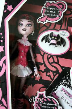 Très Rare 2009 Monster High Draculaura 1ère Vague Mattel New Nos