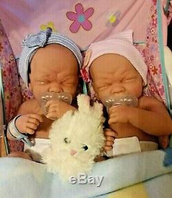 Twins Précieux Prématuré Garçon Et Une Fille Bébés Réalistes Sucettes Have