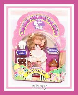 Vintage Cherry Merry Muffin Doll Chocolottie Mattel 1988 En Box Chocolat