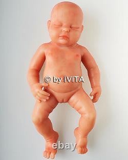 Yeux Fermés Reborn Baby Girl Doll Full Body Soft Silicone Preemie Cadeau