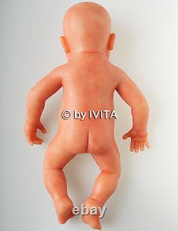 Yeux Fermés Reborn Baby Girl Doll Full Body Soft Silicone Preemie Cadeau